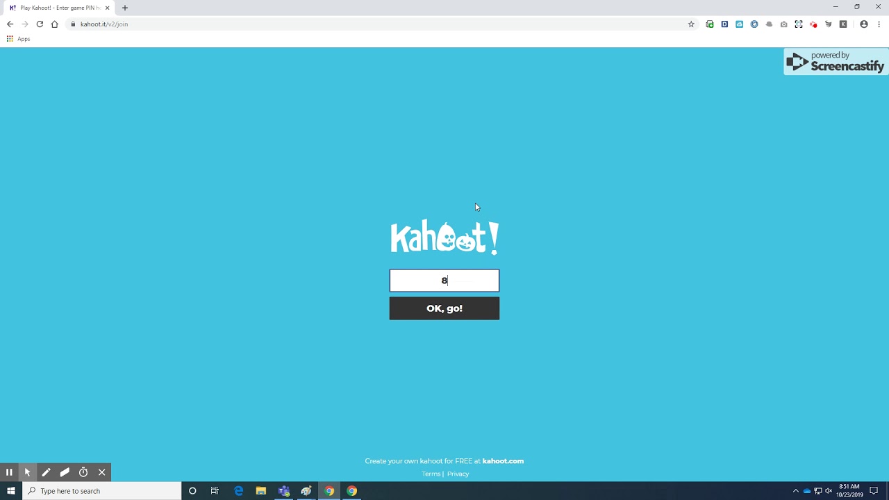i found a weird kahoot game pin that actually works