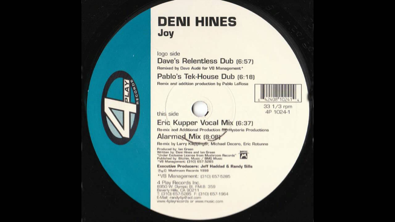 Deni Hines - Joy (Eric Kupper Vocal Mix)