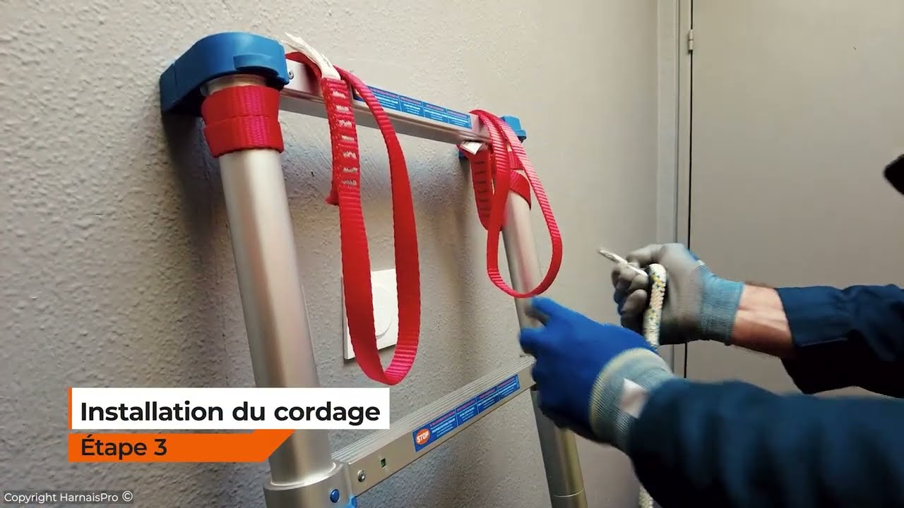 HARNAISPRO Comment poser une échelle et accéder en hauteur en toute sécurité - www.harnaispro.fr