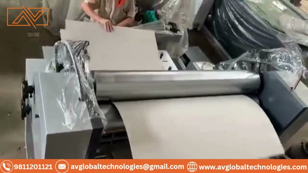 Cardboard to Cardboard Pasting Machine | Greyboard & Duplex Lamination