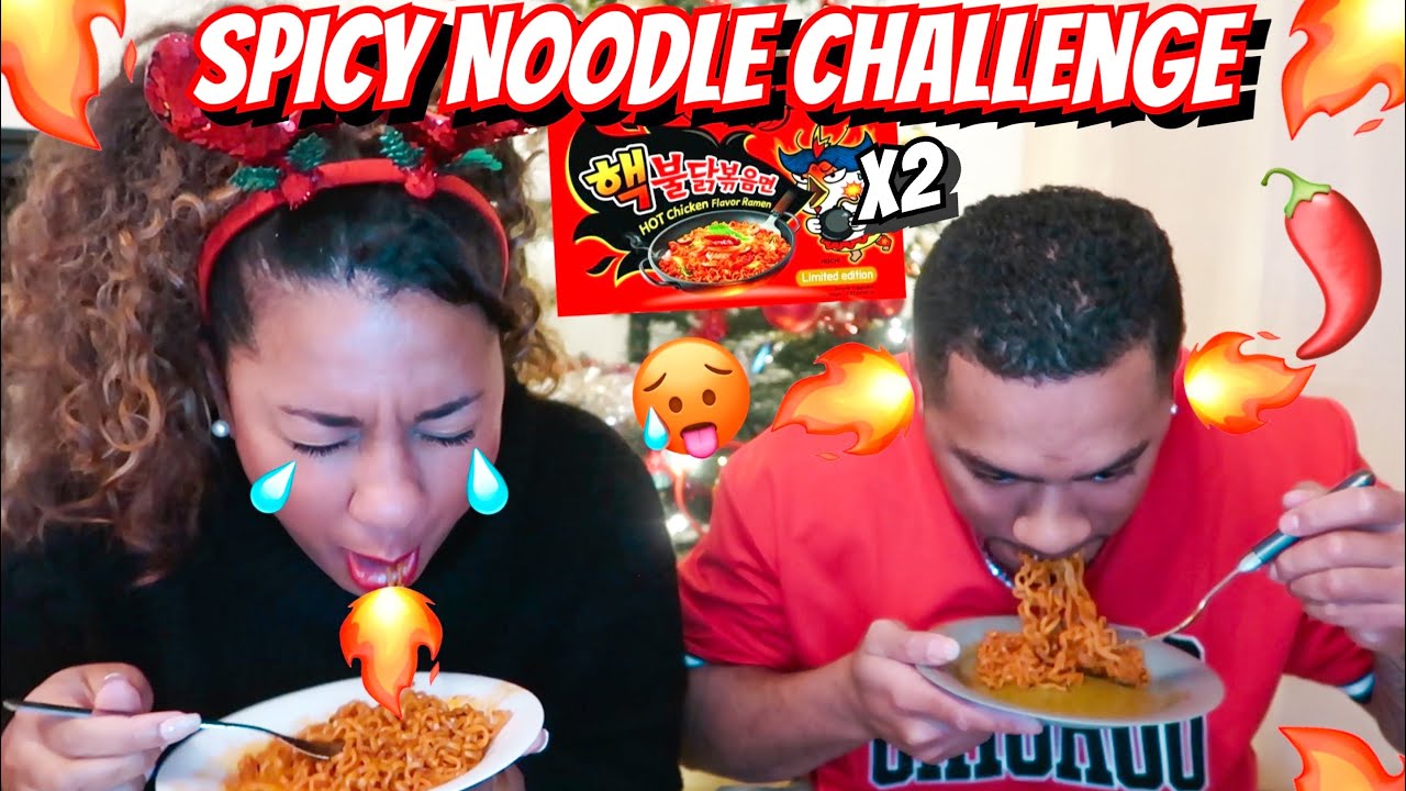 SPICY NOODLES CHALLENGE 🥵🌶🔥: ON MANGE LES NOUILLES LES PLUS PIQUANTES AU MONDE - ELDYSHOUU NC