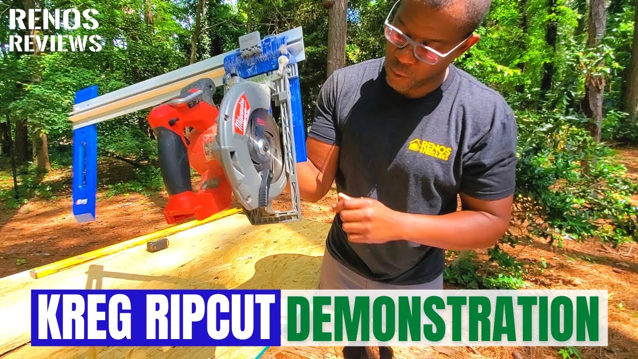 Kreg Ripcut Circular Saw Guide | Demonstration and Review