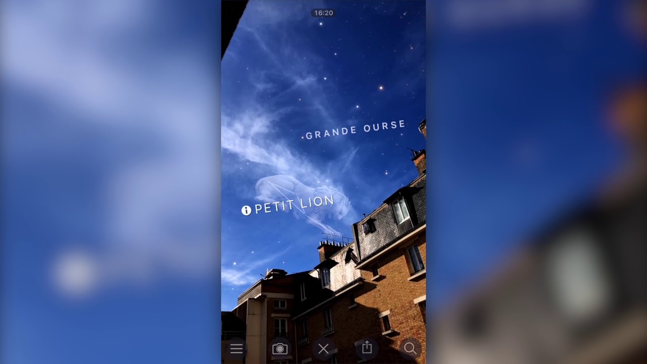Démo de l'app Sky Guide RA sur iPhone et iPad