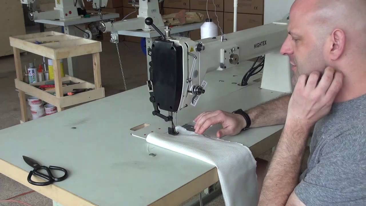 Macchina a braccio lungo per fili molto grossi e su materiali