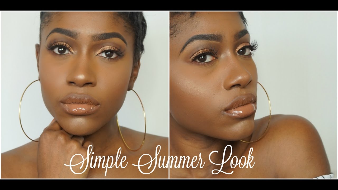 Simple Summer Look||Makeup Tutorial| WOC
