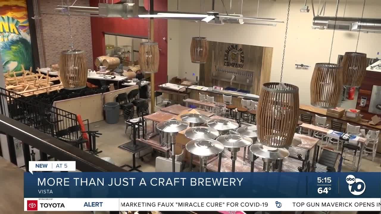 New brewery, winery, and dining combo opening in Vista