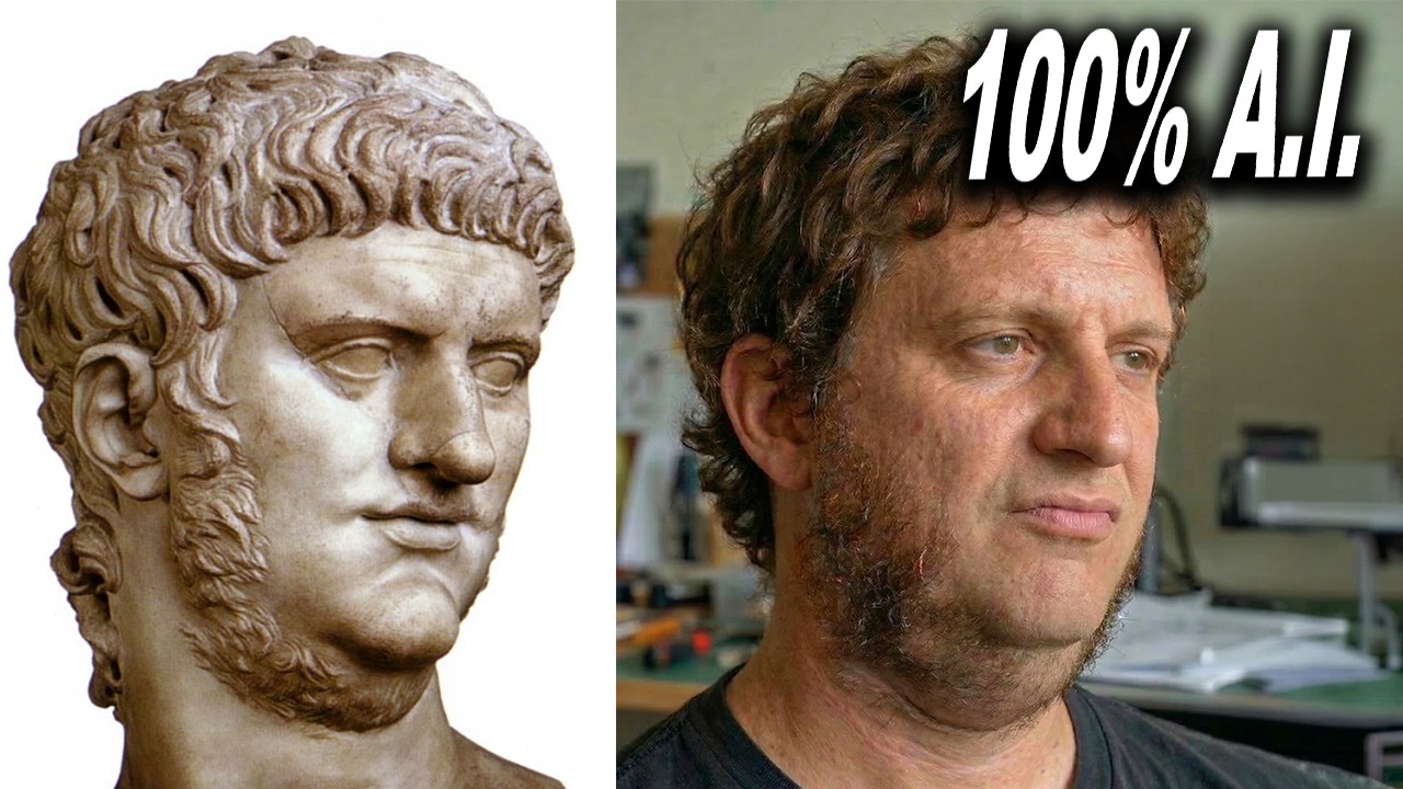Italian Historical Figures as Boring Modern People (A.I. Video)