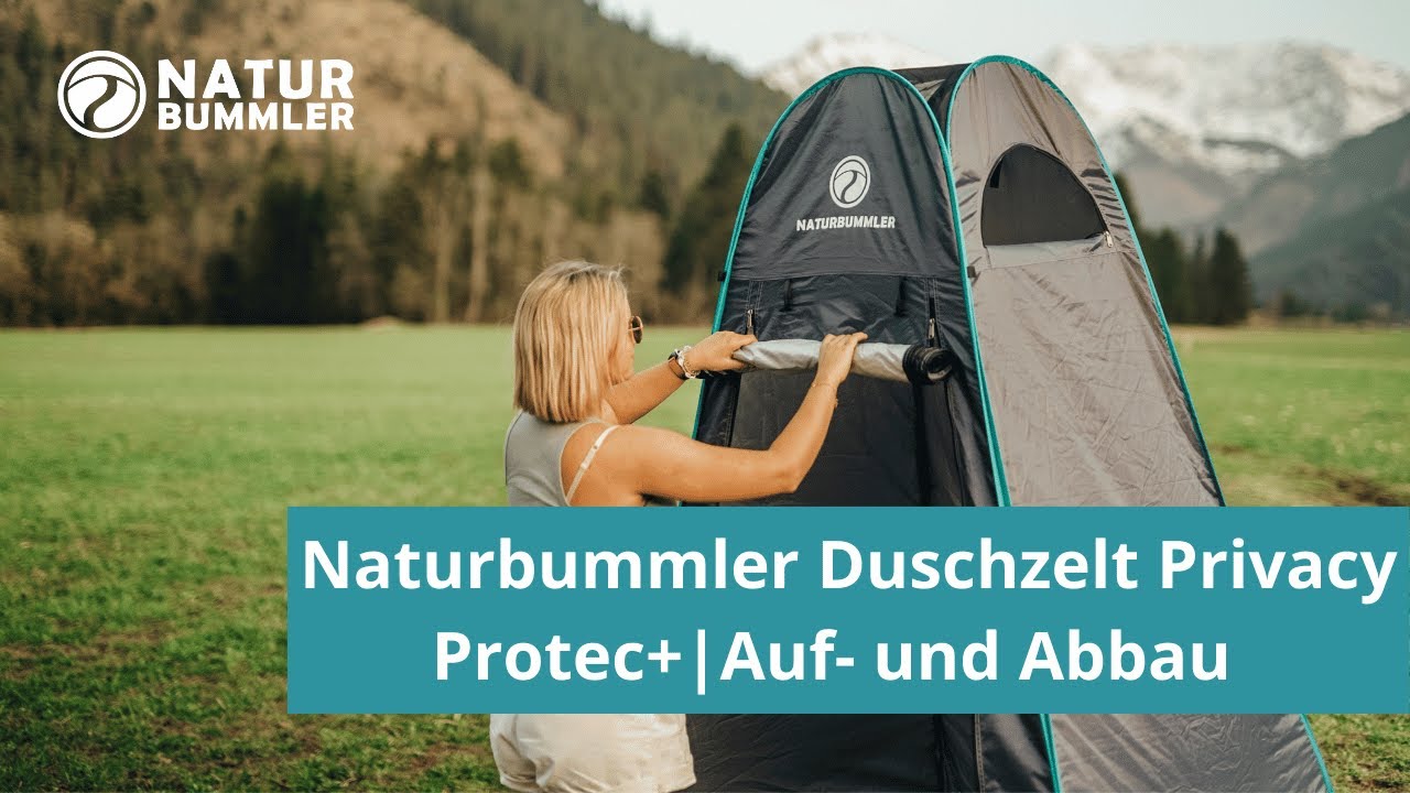 Privatsphäre immer und überall | Duschzelt Privacy Protec+ Auf- und Abbau