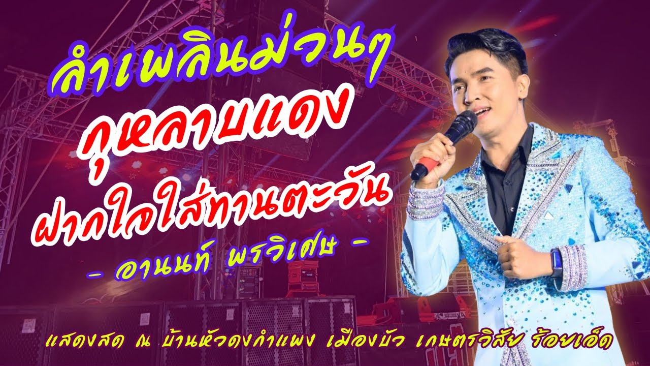 อานนท์น้อย พรวิเศษ - ลำเพลินม่วนๆ กุหลาบแดง ฝากใจใส่ทานตะวัน | ระแสงสีแสง แอ๊ดซาวด์