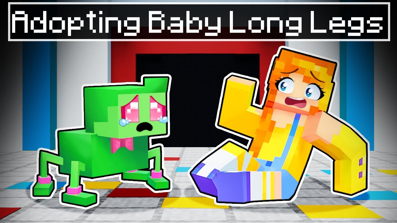 Adopting BABY LONG LEGS in Minecraft!