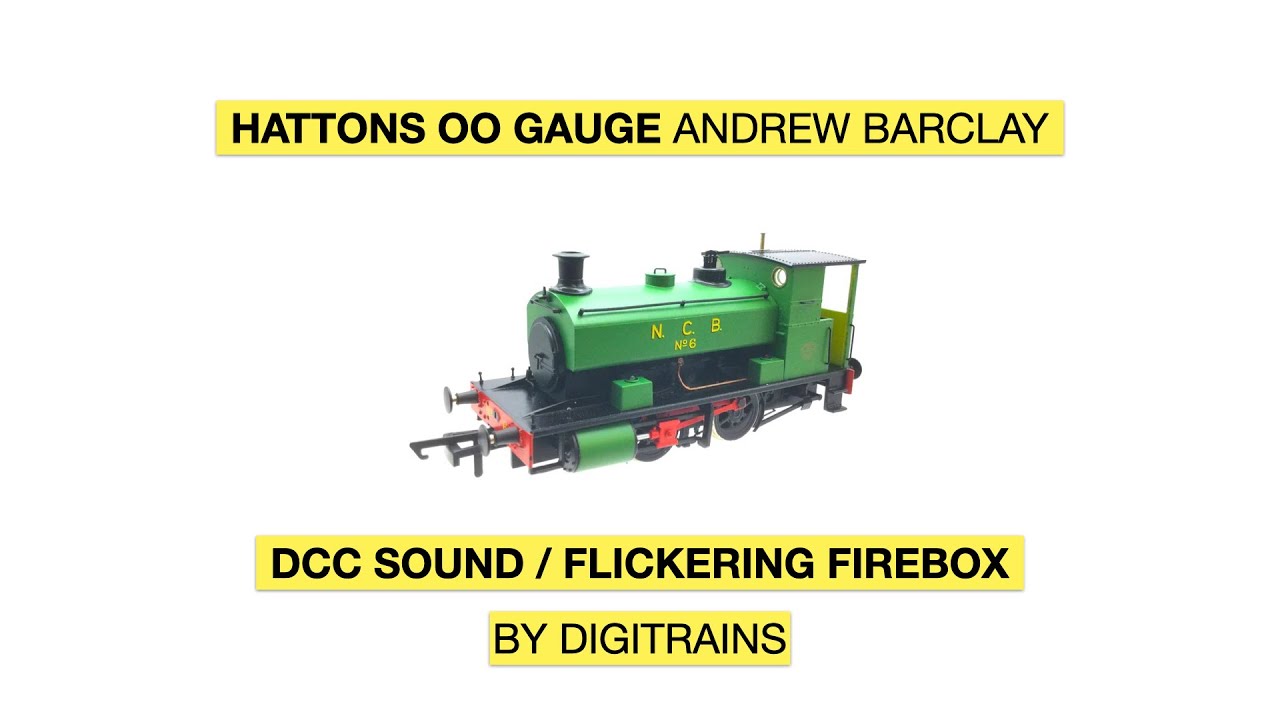 Hattons OO Gauge Andrew Barclay DCC Sound Fitted And Flickering Firebox By Digitrains