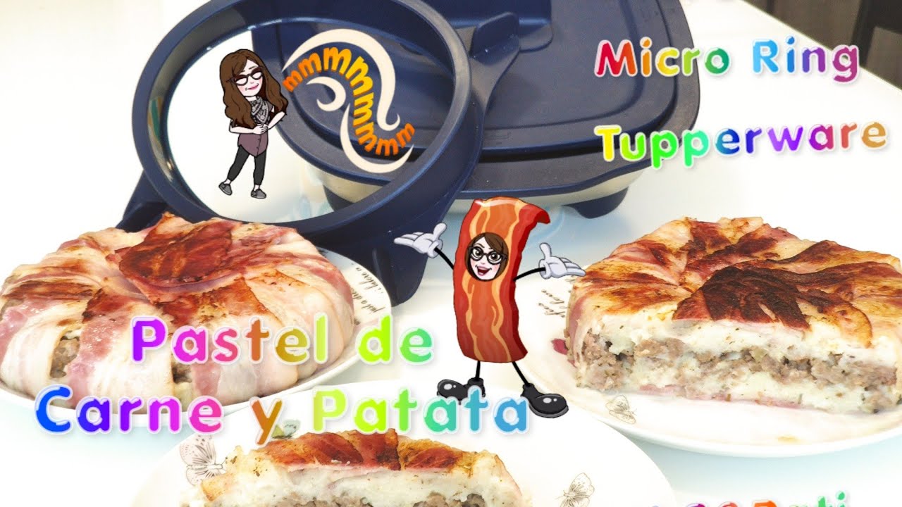 Pastel de Carne y patata con Micro Pro y Micro Ring de Tupperware®