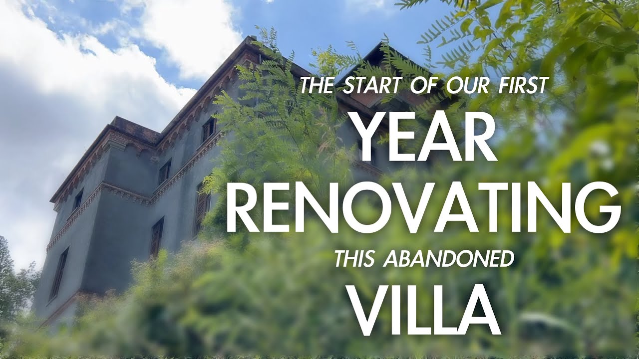 RENOVATION Timelapse Summary #1. The Start Of Our First Year Renovating an Abandoned House in Italy