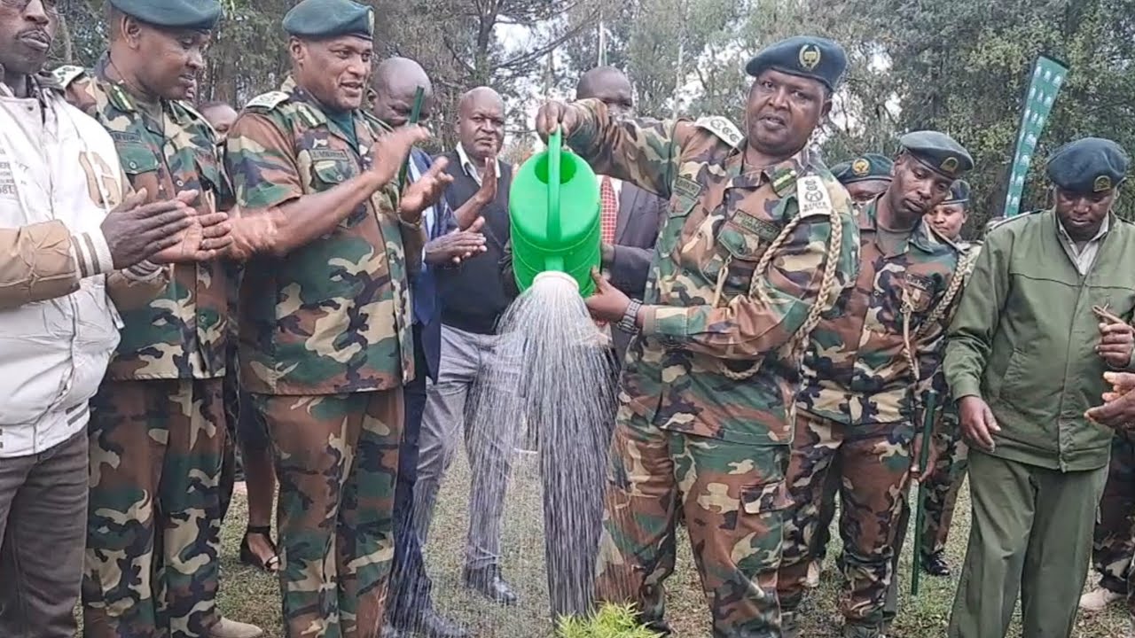 How Chief Conservator Of Forests Alex Lemarkoko Was Received At Menengai Forest, Nakuru