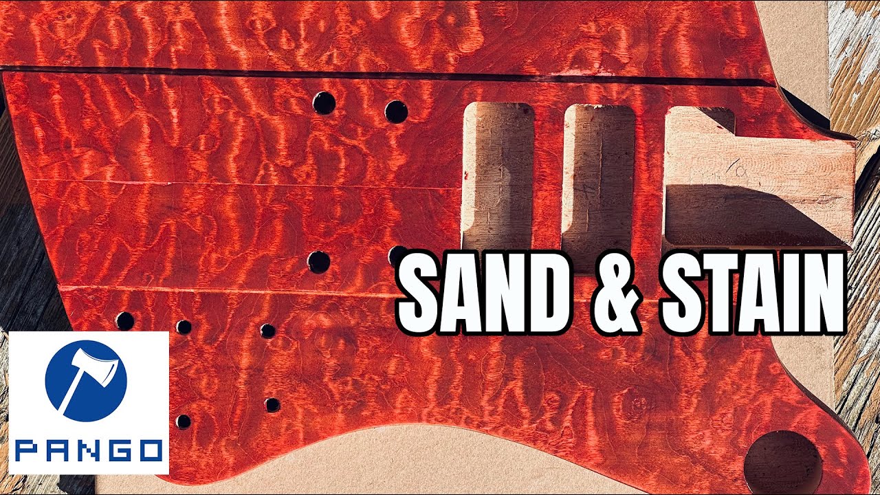 Pango Guitar Kit PFB 512 Firebird - Sand, Grain-Fill and Stain