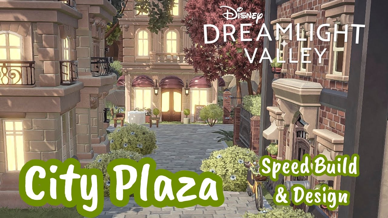 City Plaza 🏢🌳| Chez Remy, Mike & Sully Apartment, Remy’s House | Disney Dreamlight Valley