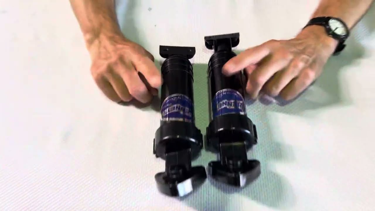 Fitting Upper hinge with sensor to Bennett hydraulic ram (Part 1 - Standard size actuator)￼