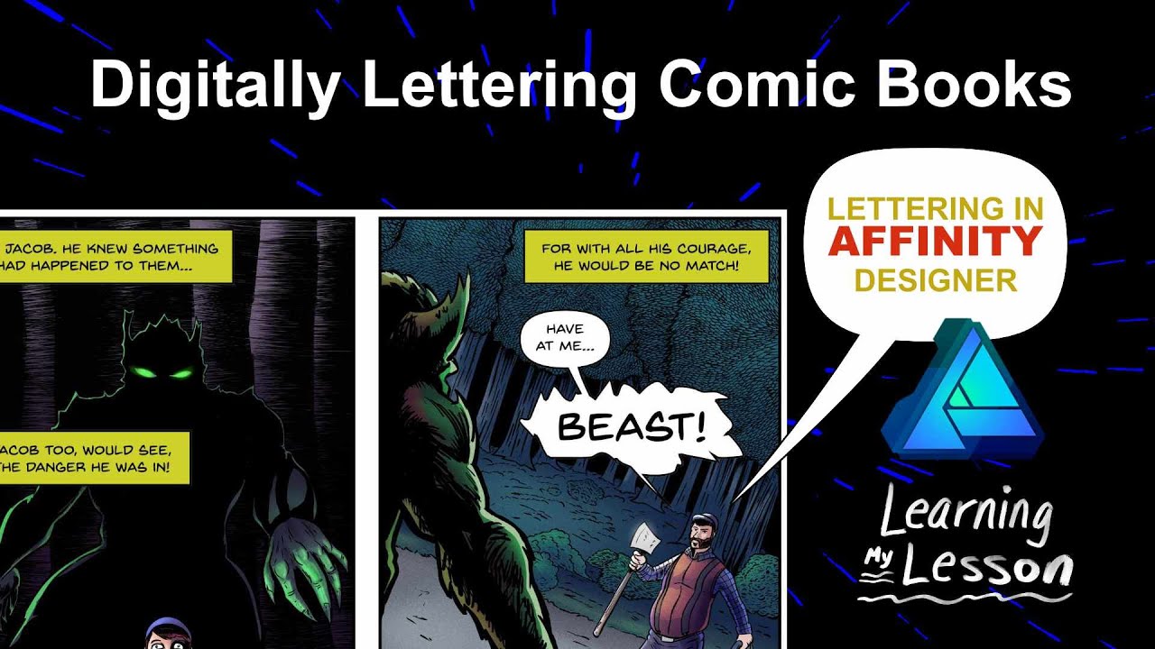 COMICS Lettering in Affinity Designer