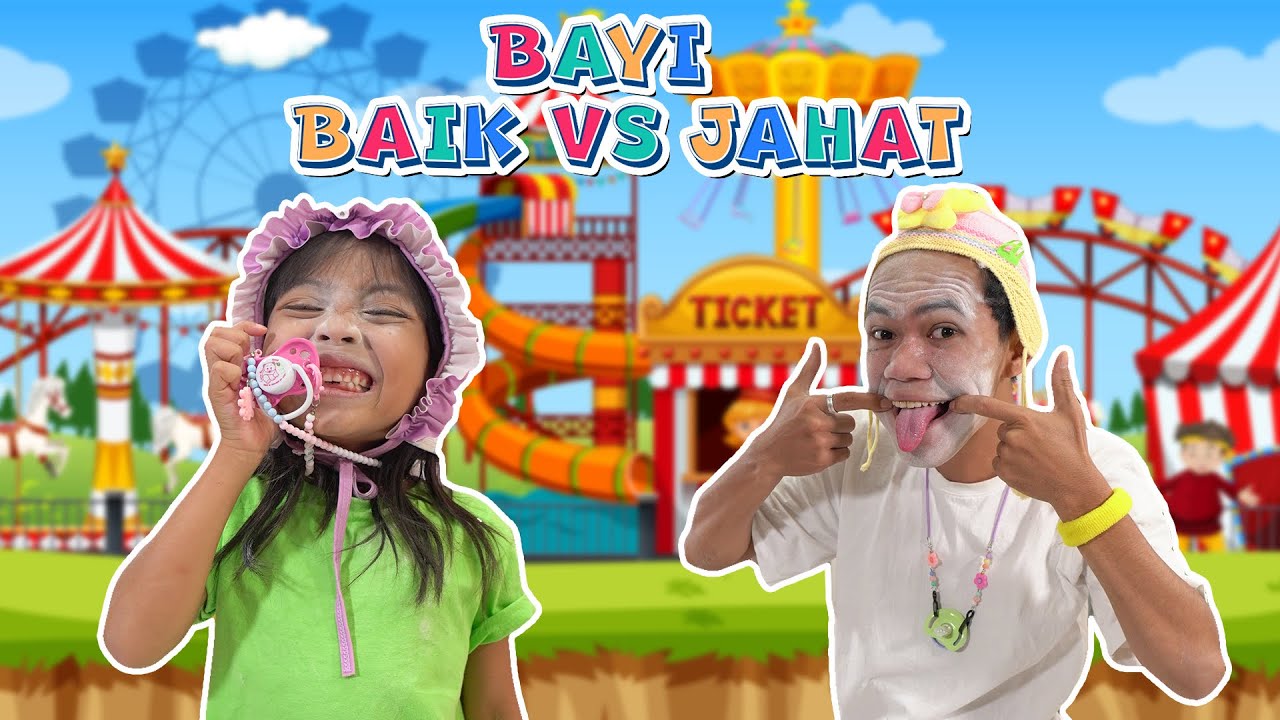 LEIKA BAYI BAIK VS TOMPEL BAYI JAHAT ‼️ BIKIN PUSING AYAH