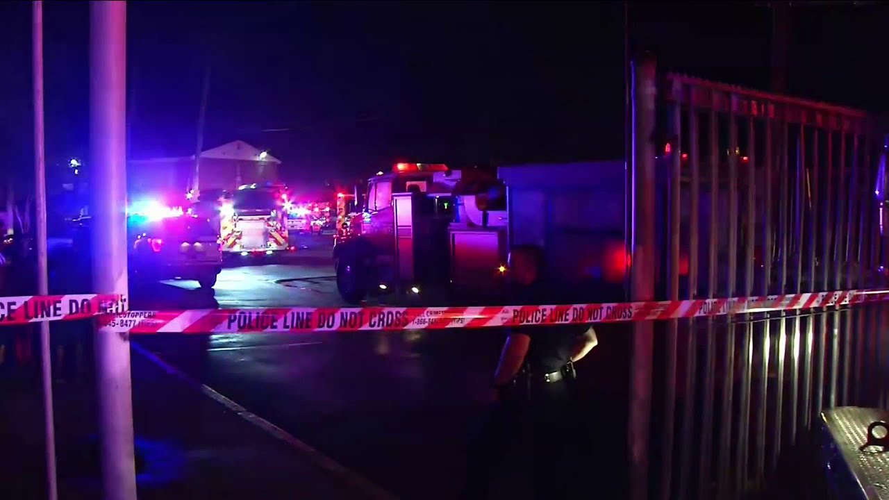 Large fire sends children to hospital