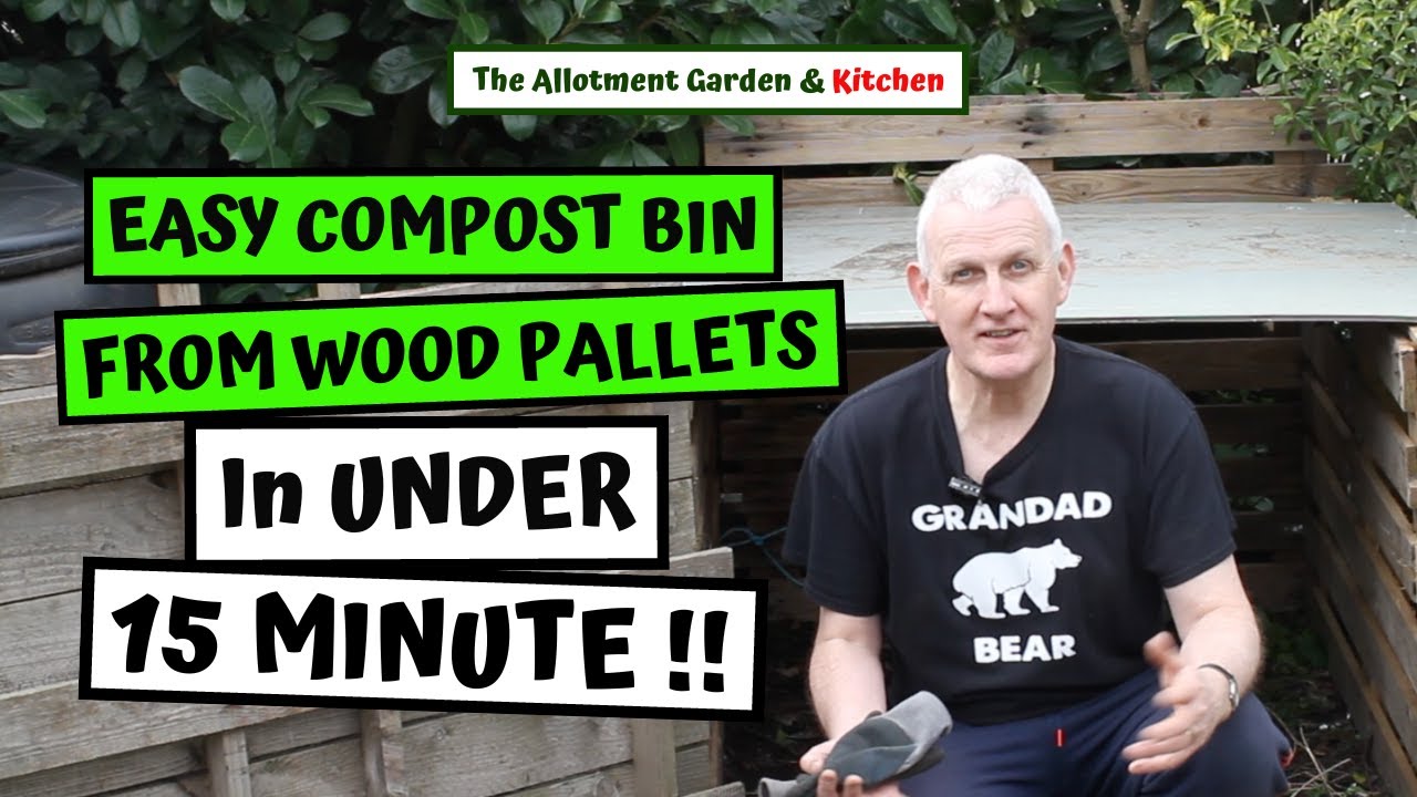 Make an Easy Compost Bin with Timber Pallets in Under 15 Minutes! - A Step by Step Guide #102