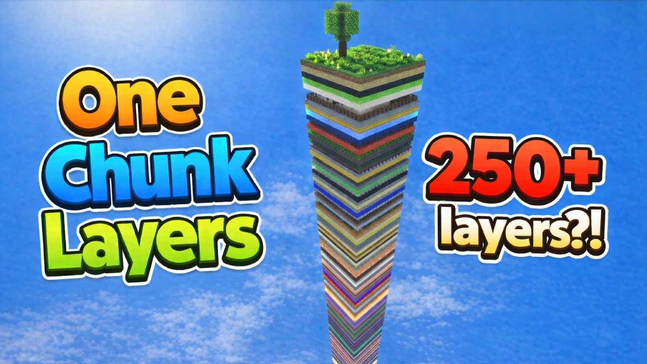 Beating the Game from a Single Chunk - One Chunk Layers