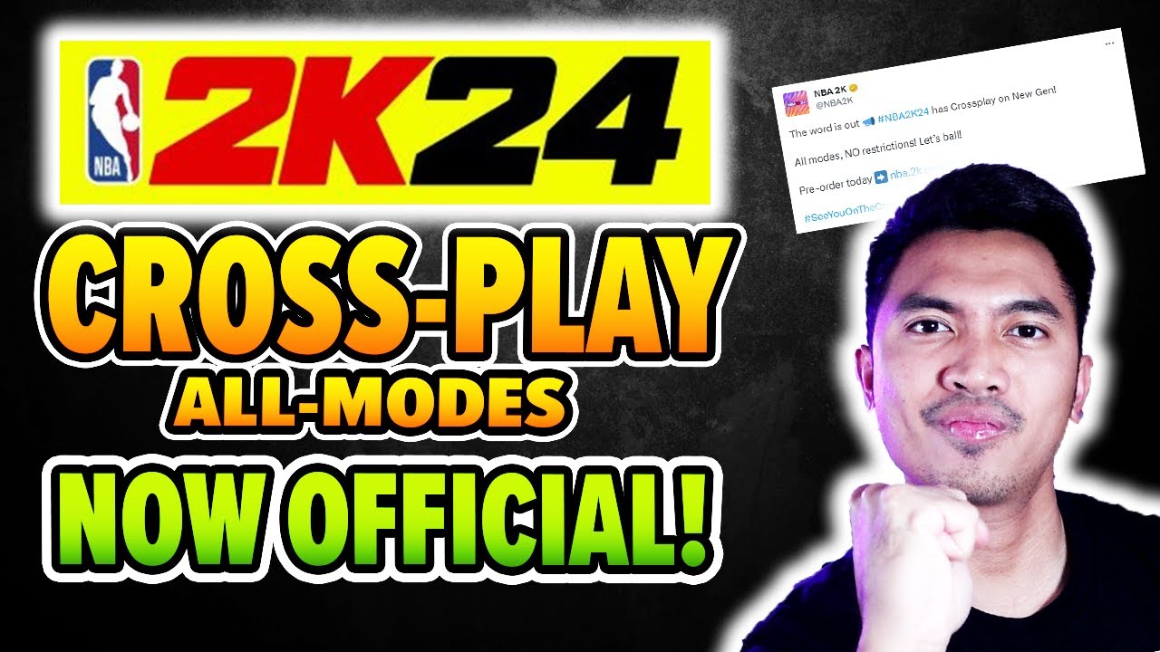 CROSS PLAY on ALL MODES now OFFICIAL on NBA 2K24
