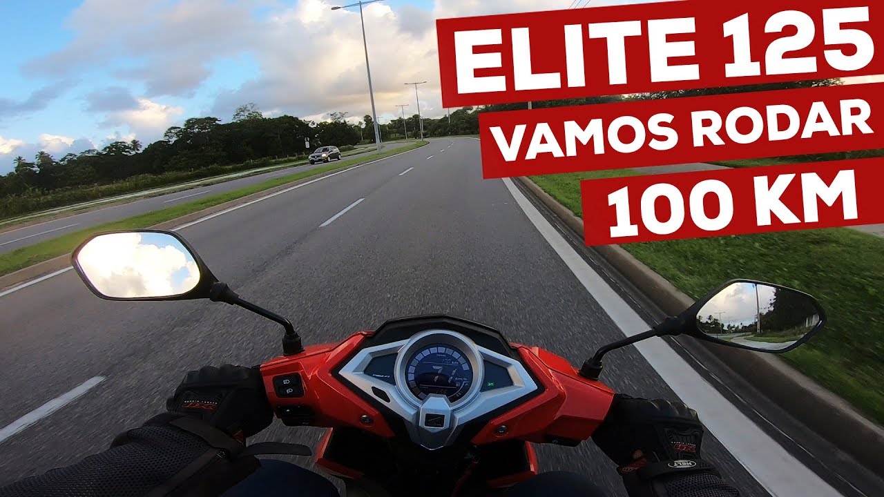 100 km com a SCOOTER ELITE 125