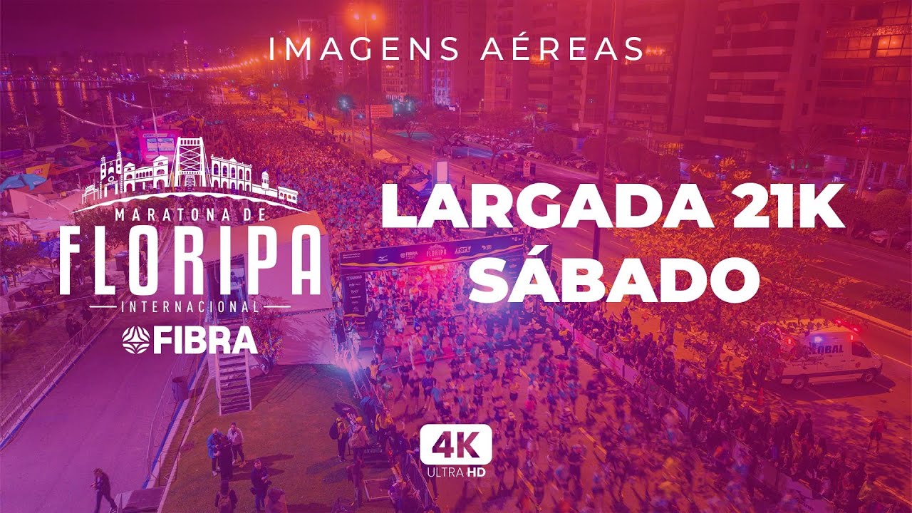 Maratona de Floripa 2025 - Imagens Aéreas da Largada do 21K - 30/08/2025