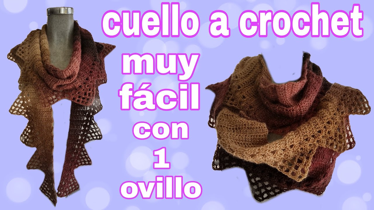 Cuello a crochet