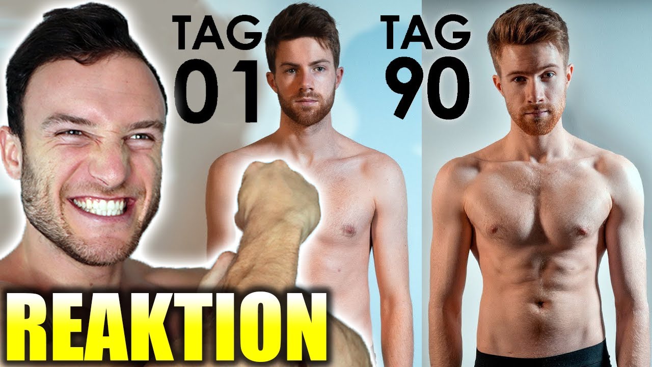 Sascha Huber reagiert auf 90 Tage Fitness Transformation von Tomary!
