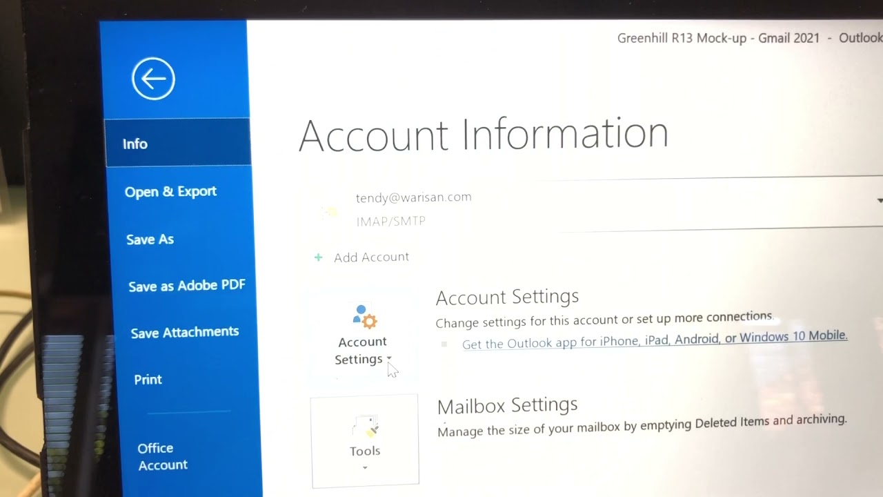 Tutorial Archieve email di Outlook kalau sudah penuh