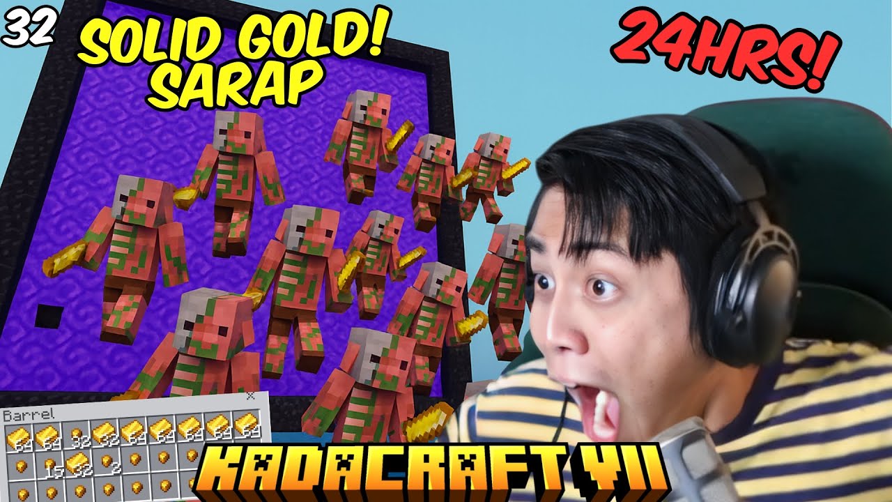 KADACRAFT 7 | 24 HRS PARA MAGAWA ANG PINAKA MALAKAS NA GOLD FARM SA MUNDO!