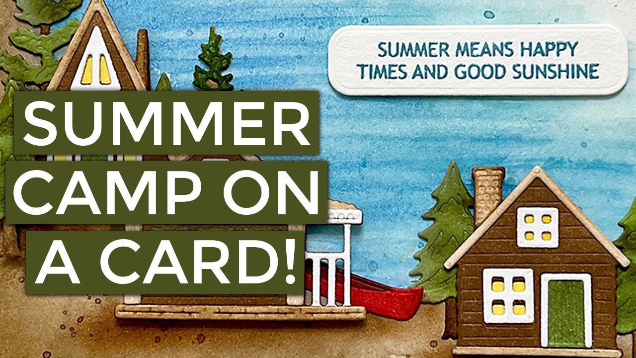 Summer Camp on a Card | Honey Bee Stamps Adventure Awaits