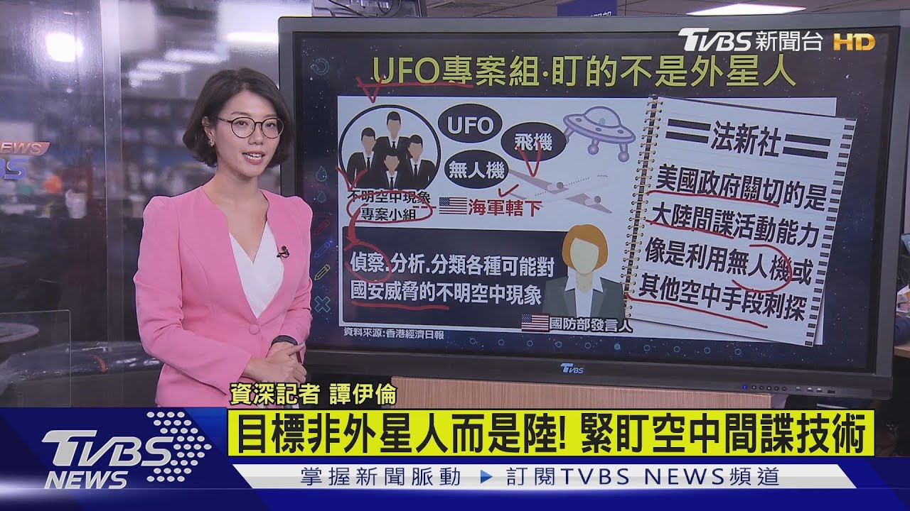 【十點不一樣】美中角力戰! 美軍增設UFO專案組 緊盯陸