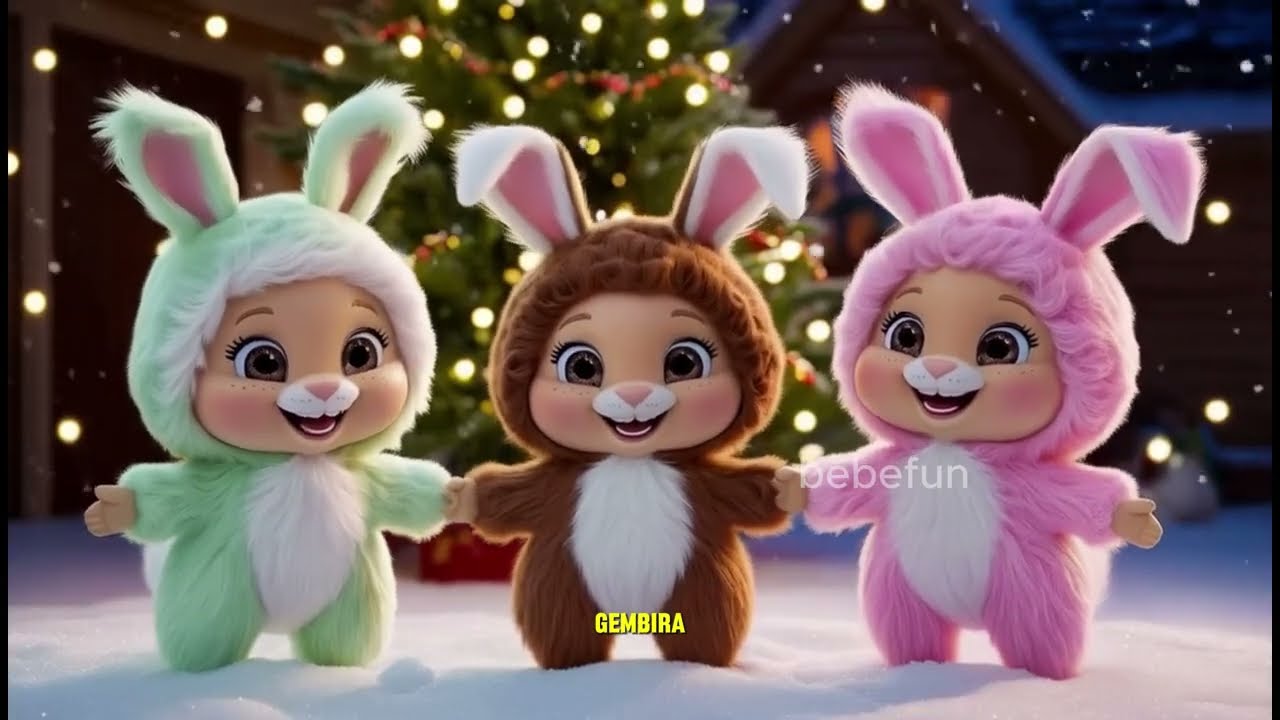 Lagu Boneka Viral labubu Merayakan Natal  #labubusong #bebefun