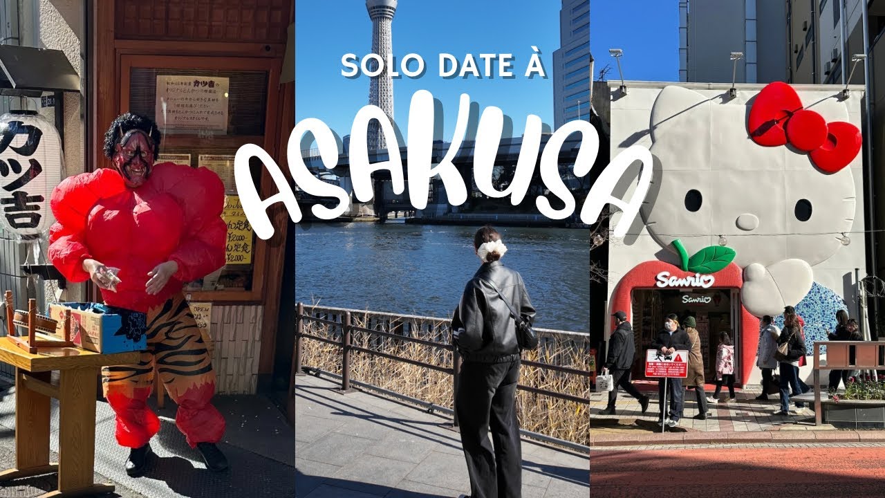 Solo date à Asakusa 👹🇯🇵 Setsubun, boutiques mignonnes et food TikTok