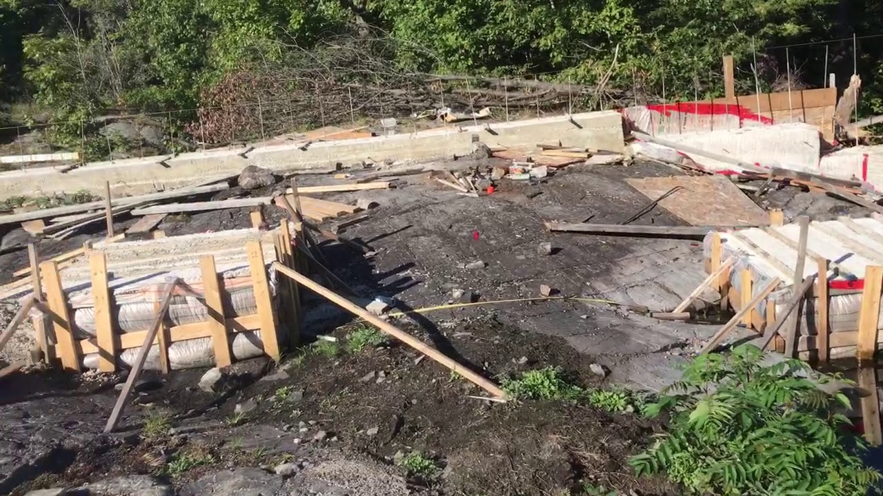 Striping footing| made mistakes on concrete pour | Building my dream house : Ep7