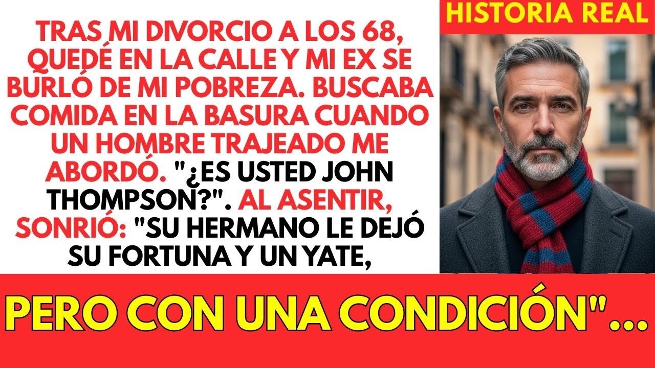 Tras Divorciarme A Los 68, Quedé En La Calle Hasta Que Un Extraño Preguntó  ¿Eres John