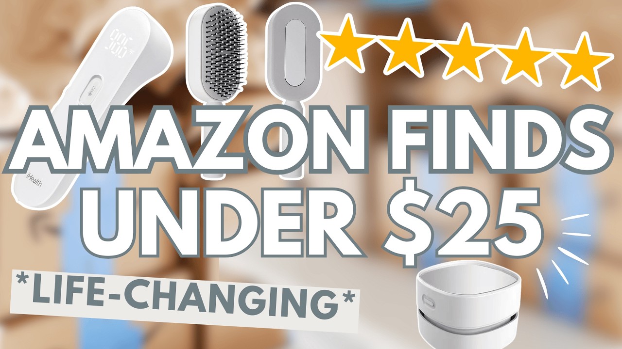 *TOP* Amazon Finds UNDER $25: travel finds, kitchen gadgets, beauty essentials
