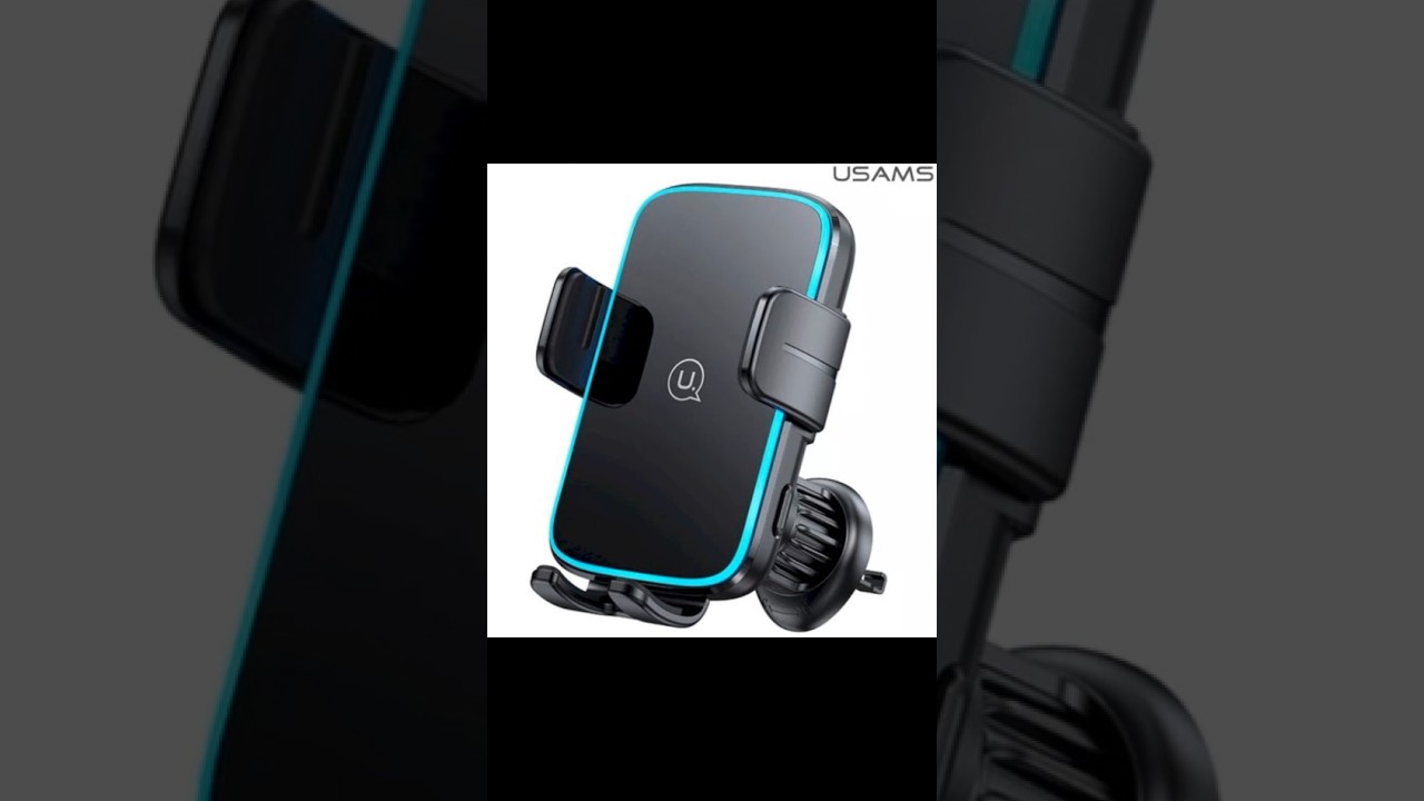 Автотримач для телефона Usams CD230 Wireless Charging Car Holder (AIr Vent) Black