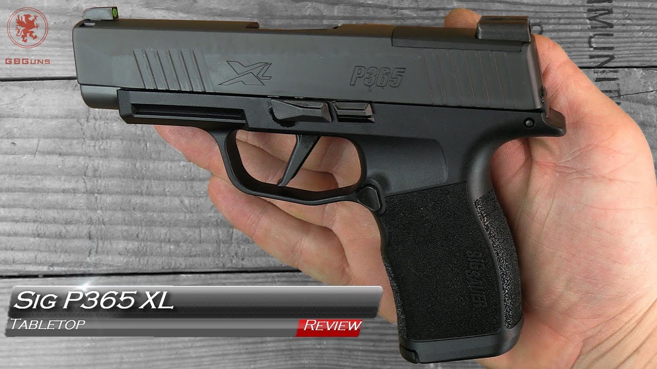 Sig P365 XL Tabletop Review and Field Strip