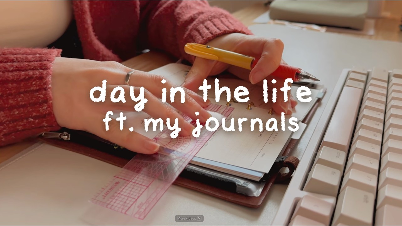 Один день из жизни с моими дневниками ❋ ежедневник на кольцах, Hobonichi