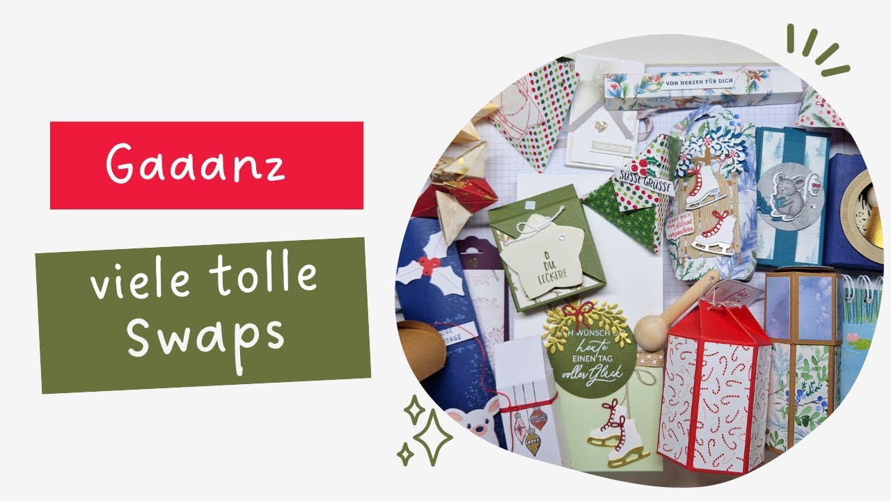 Alle Swaps von der Weihnachtsfeier Team Stempelwiese