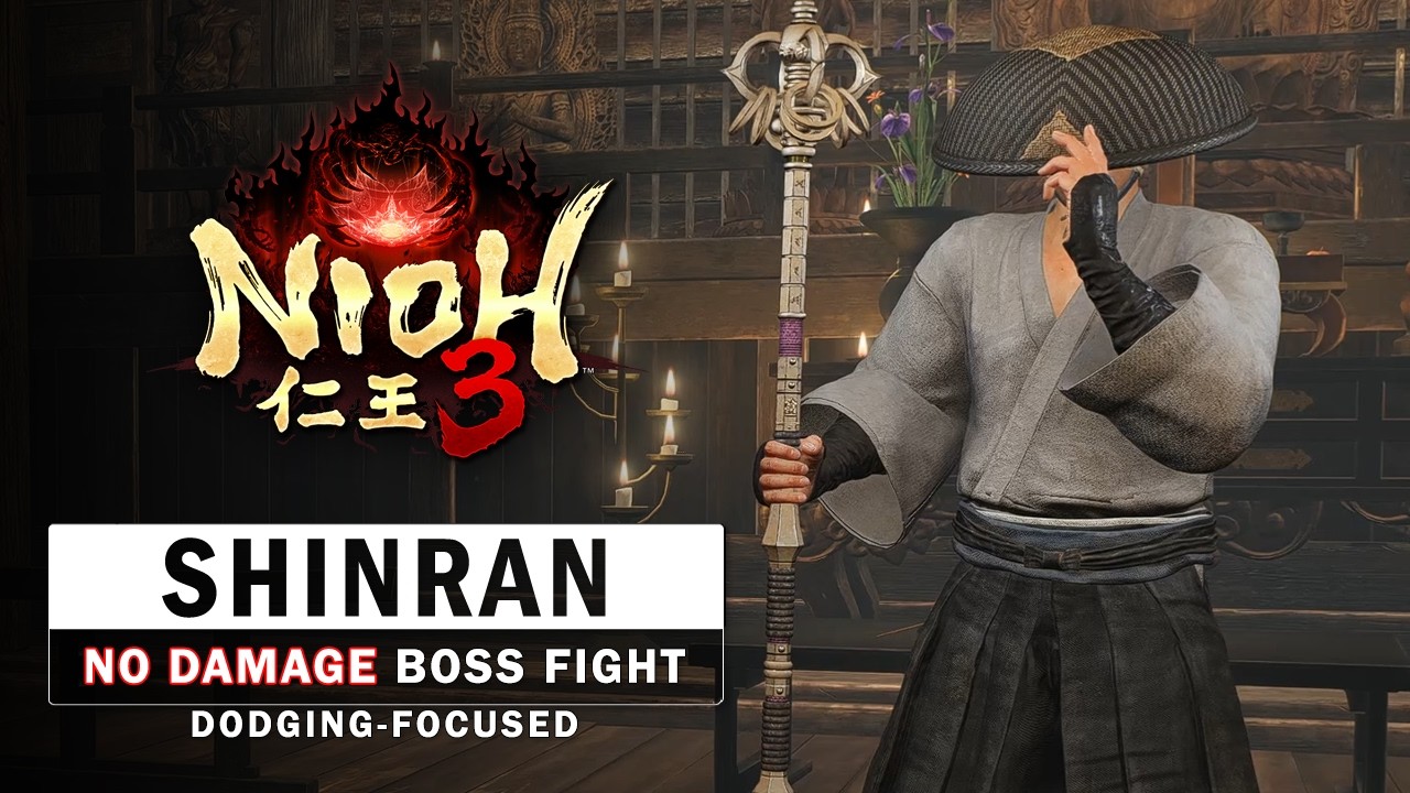 Nioh 3 - Shinran Boss Fight (No Damage)