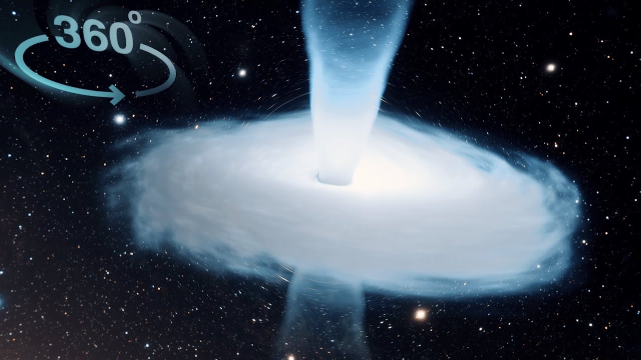 Falling into a White Hole! - 360° VR Simulation