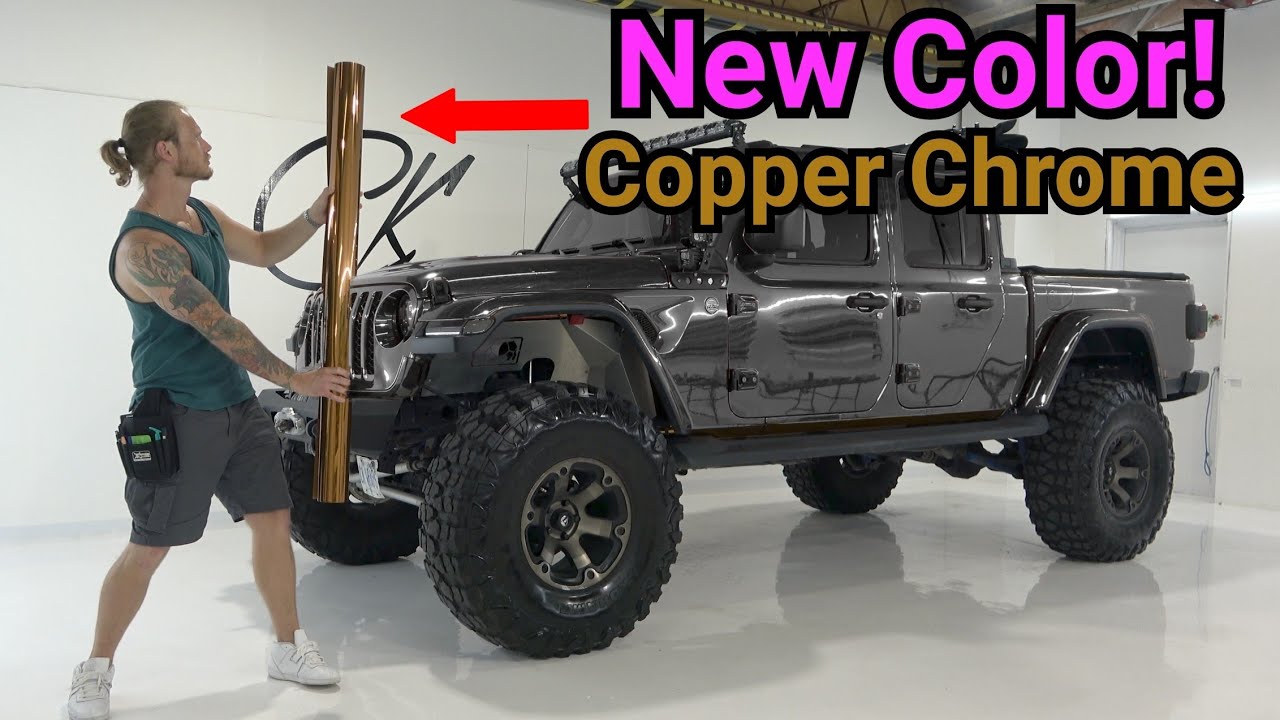 NEW CHROME WRAP COLOR - COPPER CHROME!