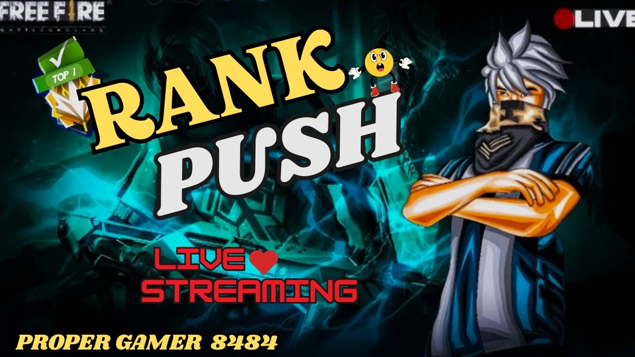 [Live Free Fire New  Season Rank Push Live @RaiStar #gaming #livestream #freefire #live