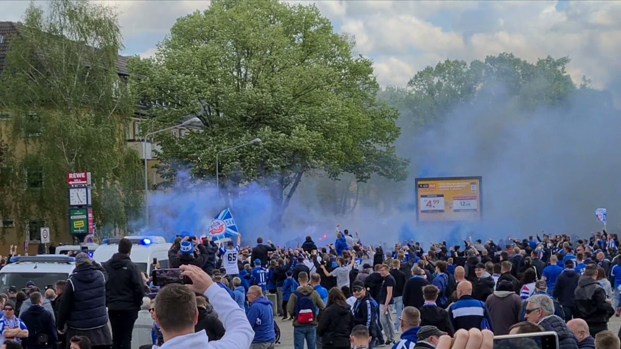 Fanmarsch | 22.05.2021 | FC Hansa Rostock vs VFB Lübeck