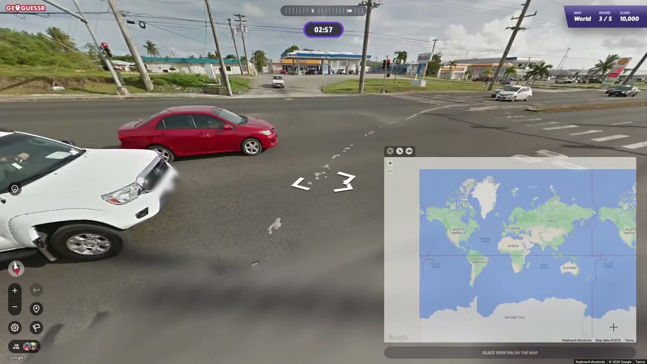 GeoGuessr Daily Challenge (25,000 pts) - March 11, 2026